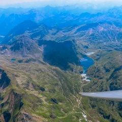 Flugwegposition um 13:08:20: Aufgenommen in der Nähe von Gemeinde Weißpriach, 5573, Österreich in 3008 Meter